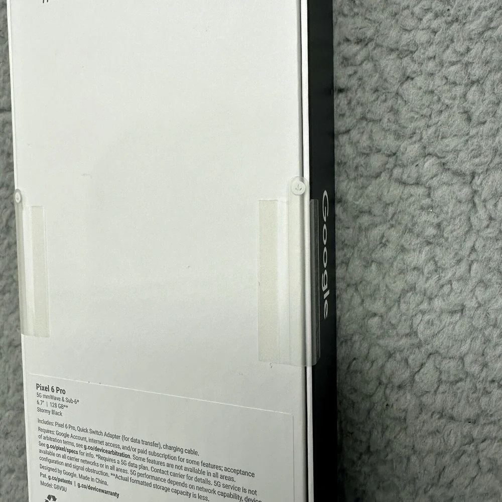 NISP Google Pixel 6 Pro 6.7 128GB Stormy Black (Unlocked) GA03149-US 5G & Sub-6
